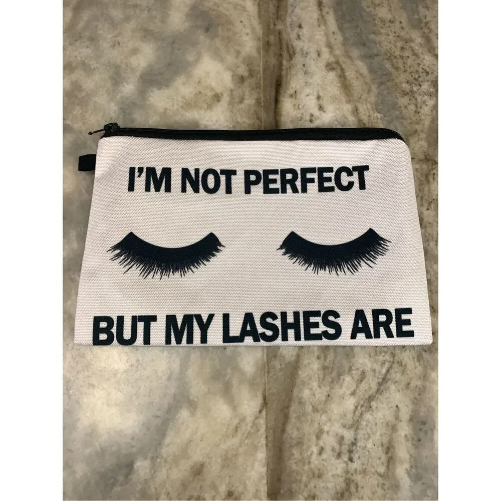 Pink Makeup Bag #eyelashes #cosmetic bag